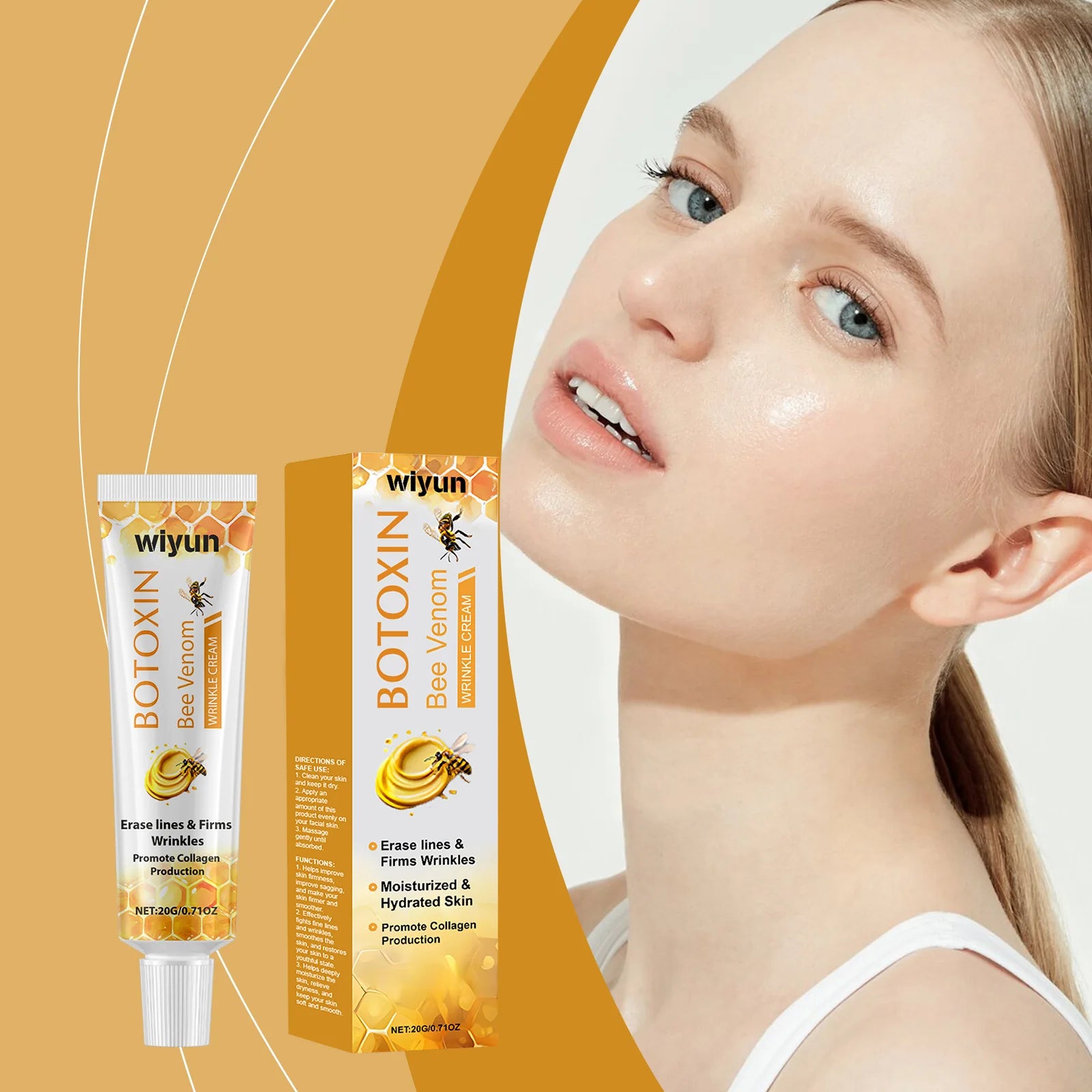 Creme antirrugas com veneno de abelha mágico