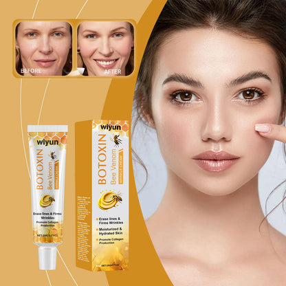 Crema antiarrugas con veneno de abeja mágico