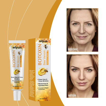 Crema antiarrugas con veneno de abeja mágico